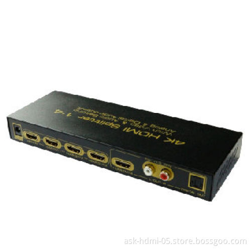 HDMI Splitter, 1-in-4 out 1x4 with 3D 4kx2k, ADV